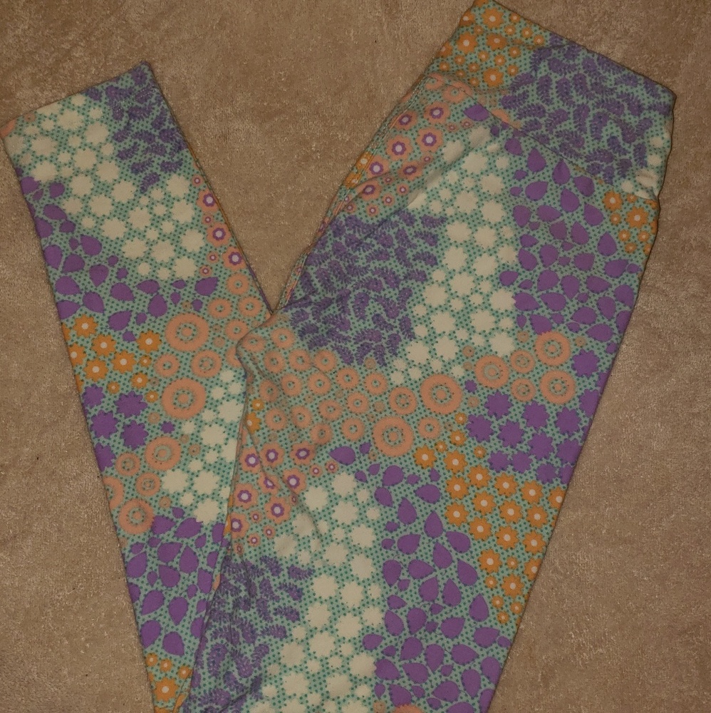 Lularoe OS pastel leggings